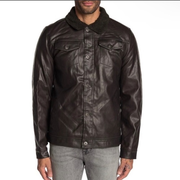 X ray Other - XRAY – Faux Leather & Faux Shearling Jacket